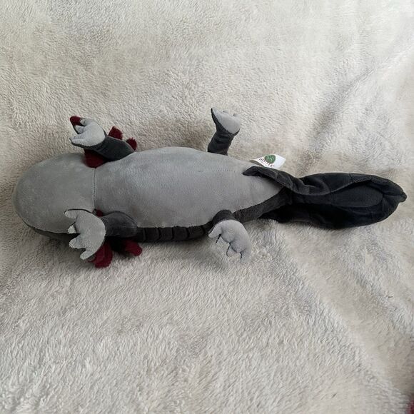 Adore Plush Neo The Axolotl 18” Stuffed Animal Salamander Toy Gray - Picture 5 of 6